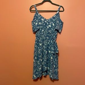 Sienna Sky Blue & White Dress